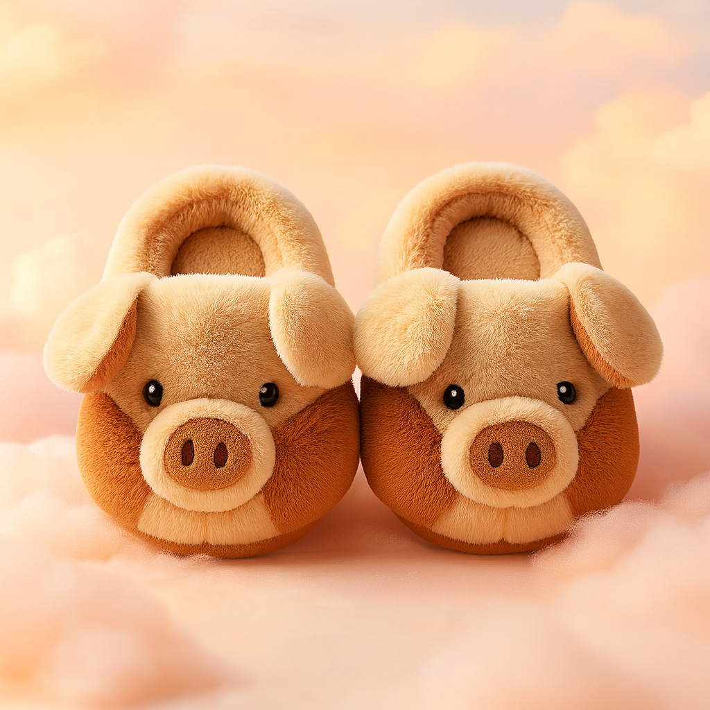 Paco & Peppa™ Handmade Piggy Slippers