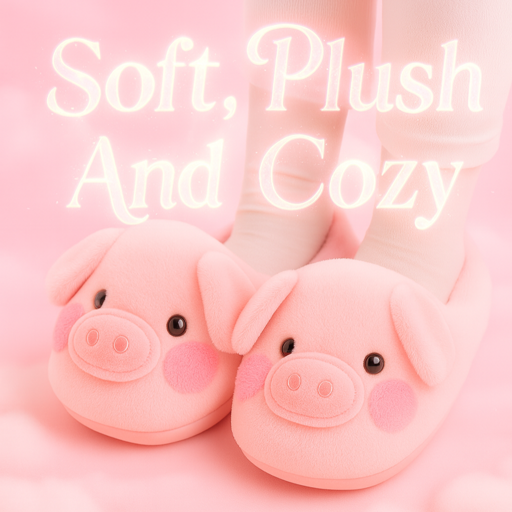 Paco & Peppa™ Handmade Piggy Slippers