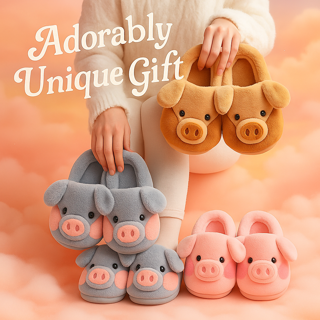 Paco & Peppa™ Handmade Piggy Slippers